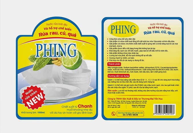 Bước 2: Chú ý đến các yếu tố trong thiết kế nhãn sản phẩm